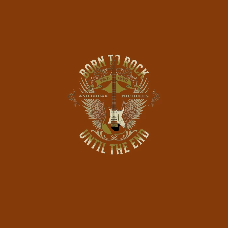 Born to Rock Graphic Tee Travel Mug