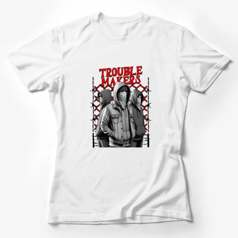 Figures masquées avec Graffiti Femme T-Shirt
