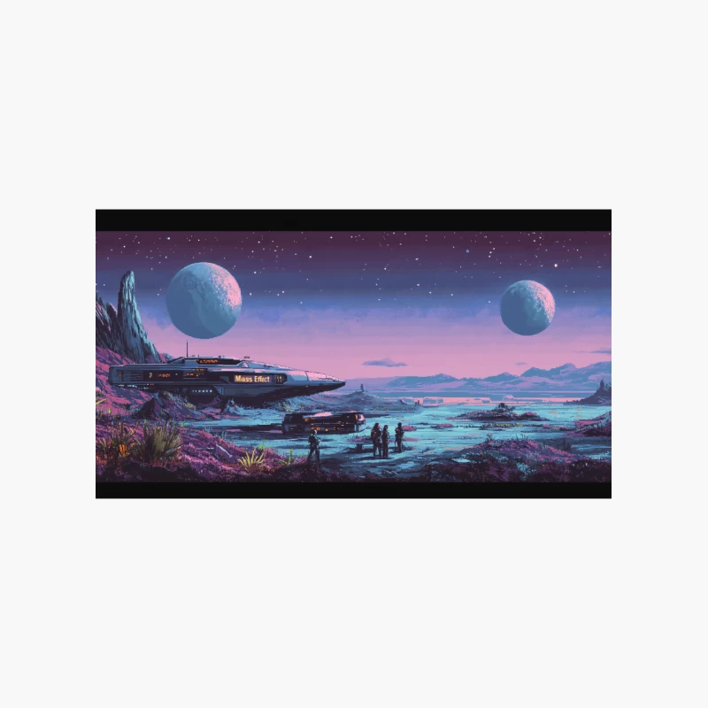 Cosmic Exploration on an Alien World Cotton Tote Bag
