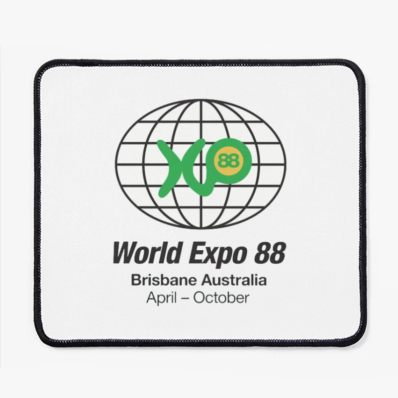 World Expo 88 Brisbane Australia Logo Mouse Pad