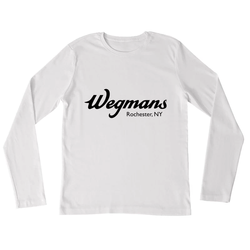 Wegmans Supermarket Logo from Rochester, New York Female Long Sleeve T-Shirt