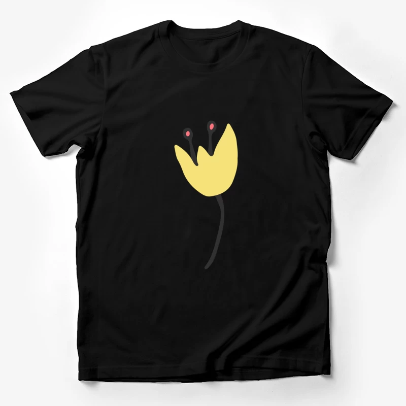 Fleur jaune stylisée Homme T-Shirt