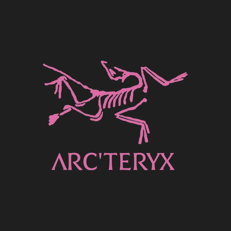 Archeopteryx Logo in Rosa Herren Tanktops