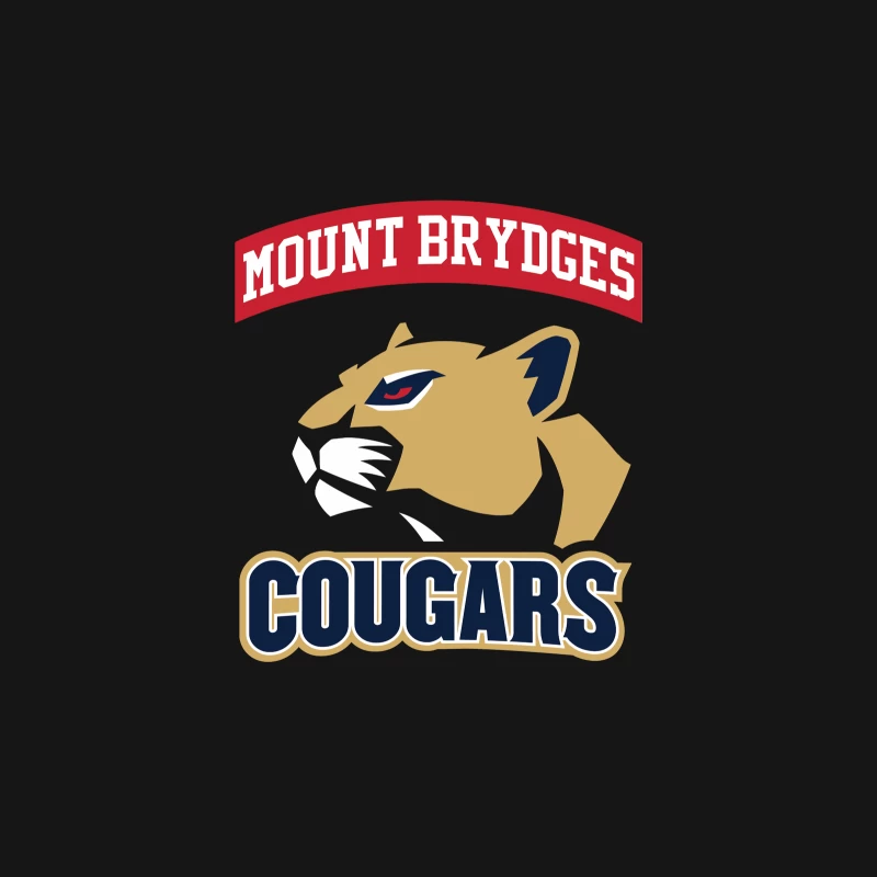 Mount Brydges Cougars Team Logo Female Long Sleeve T-Shirt