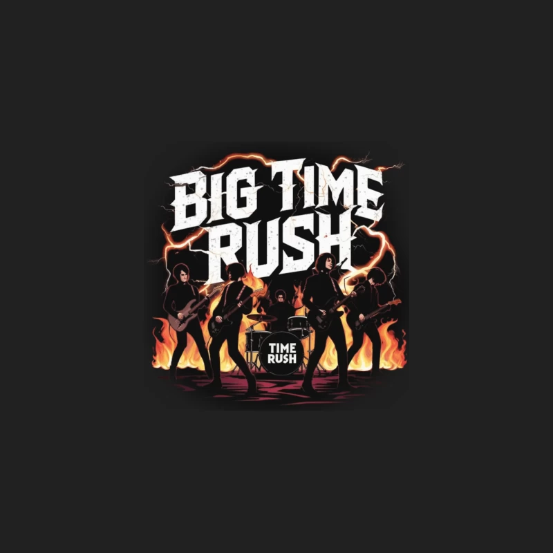 Rock Band Biug Time and Rush Bucket Hat