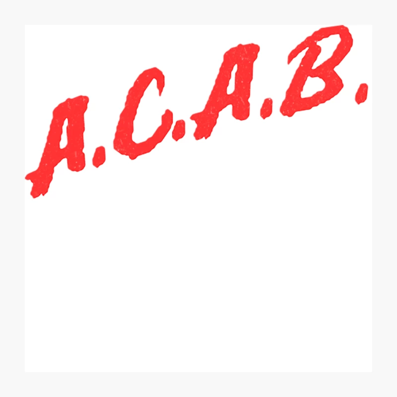 ACAB  Retro Parody Design Pin