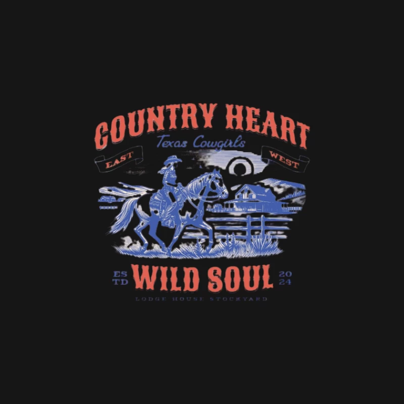 Cowboy mit Wildem Herz Herren T-Shirt