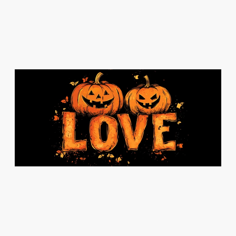 Spooky Halloween Love with Jack-o-Lanterns Coffee Mug