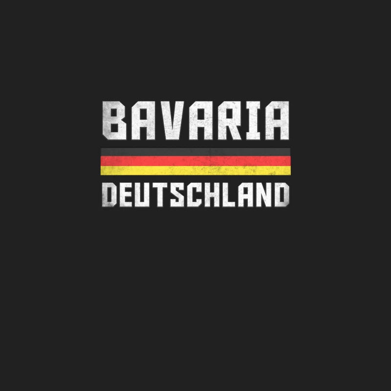 Bavaria  Germany Faded Style Region Design Bucket Hat
