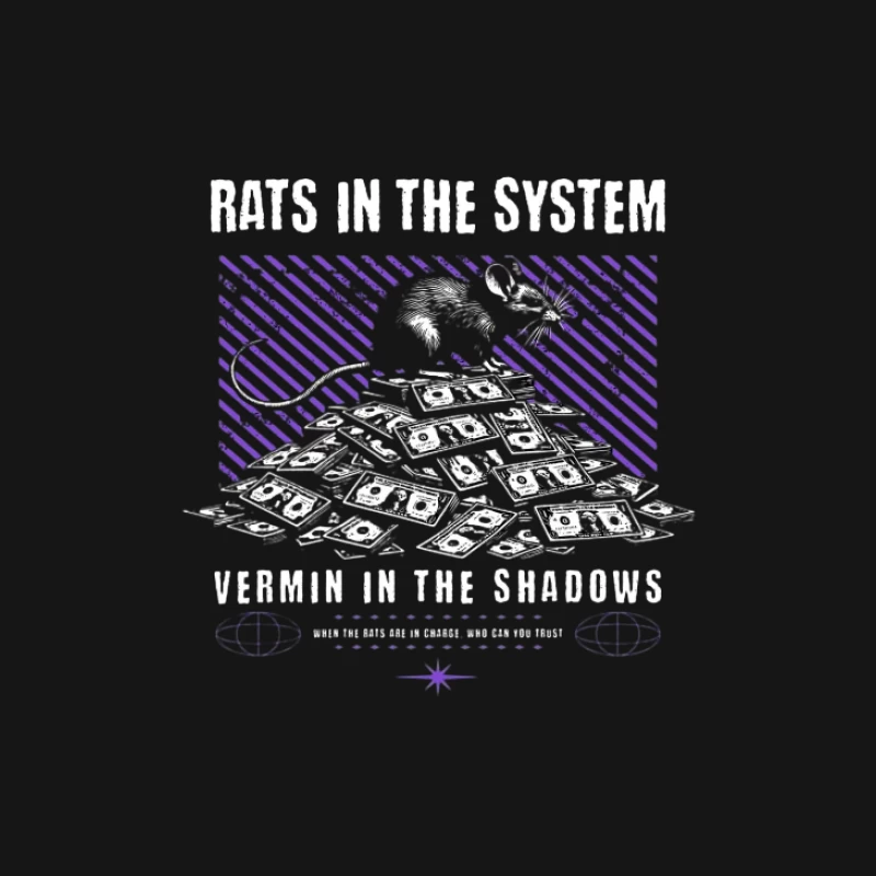 Ratten im System: Korruption im Schatten Herren Langarm T-Shirt