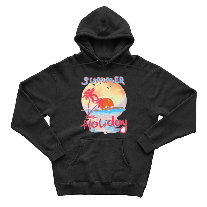 Sommerurlaub Sonnenuntergang Herren Pullover Hoodie
