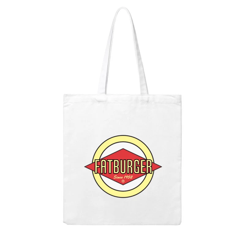 Fatburger Restaurant Classic Logo Design Since 1952 Cotton Tote Bag