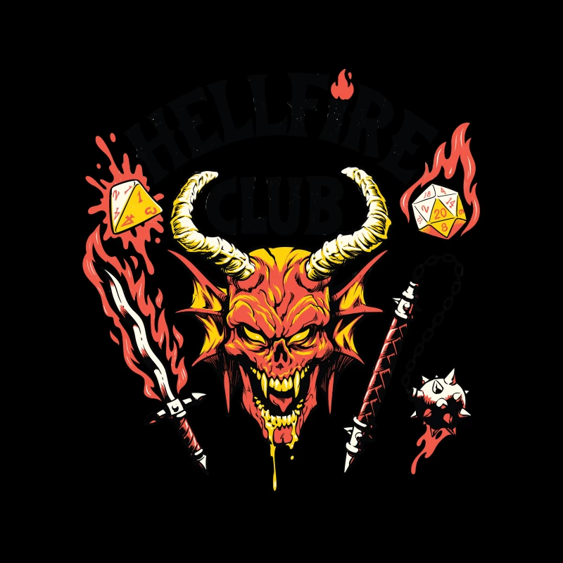 Hellfire Club Logo Design Tapestry