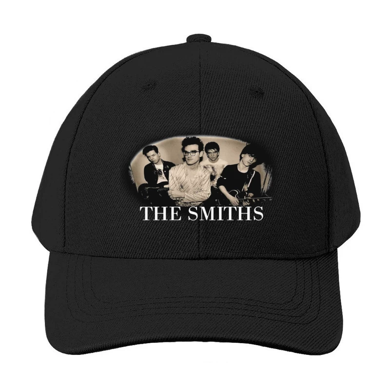 The Smiths - Iconic 1980s Alternative Rock Band Portrait Baseball Cap