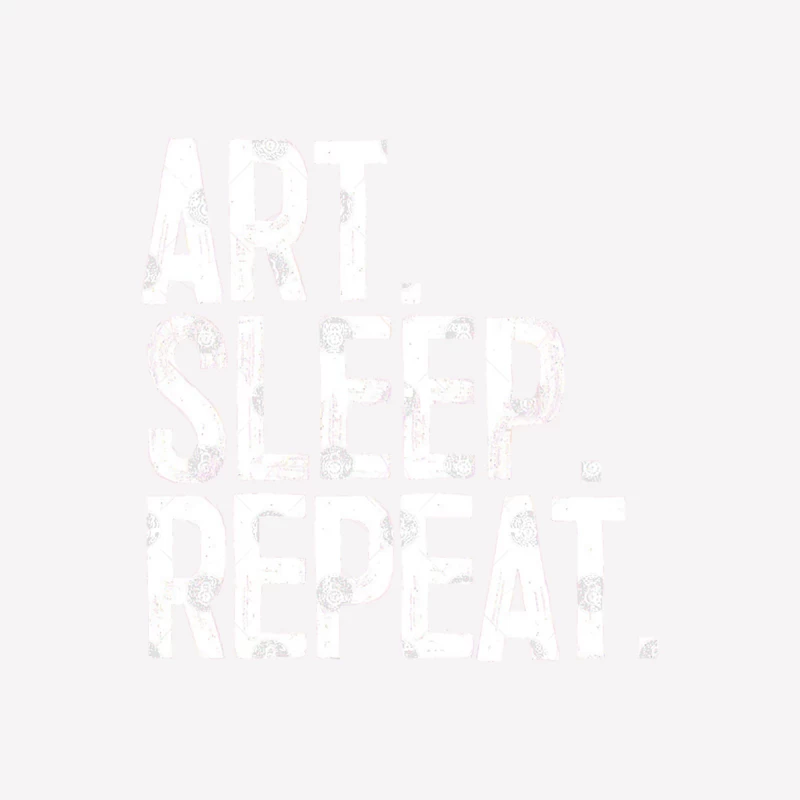 Art. Sleep. Repeat. Female T-Shirt