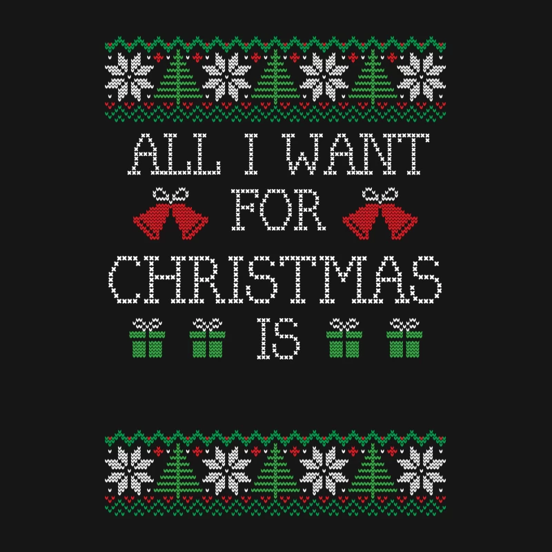 Motif de Noël avec cadeaux et cloches Femme T-Shirt