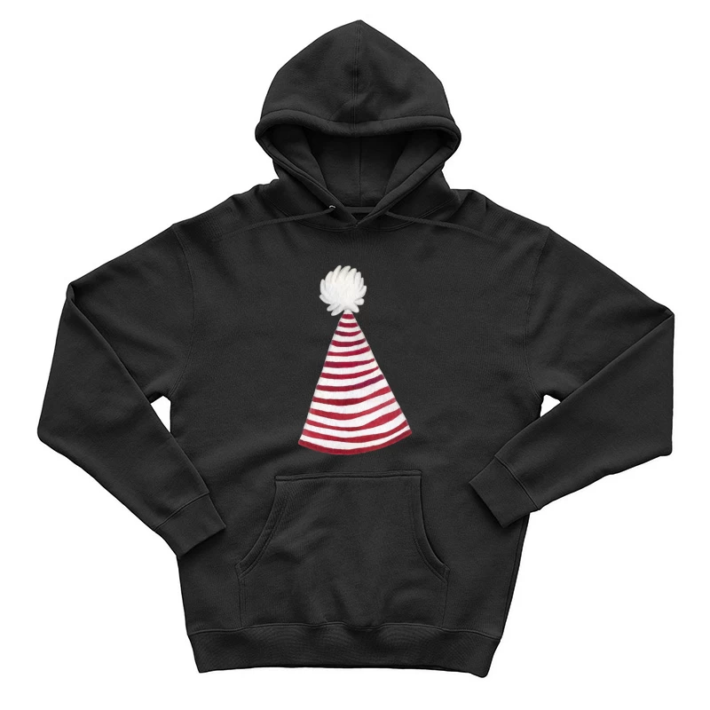 Chapeau rayé rouge et blanc Homme Sweat à capuche