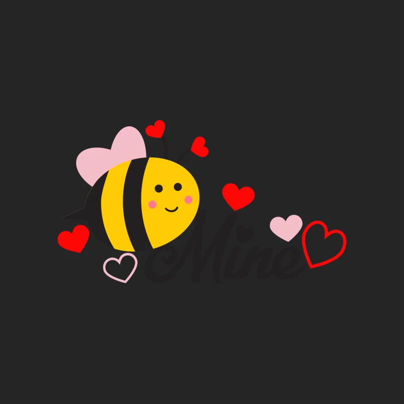 Abeille mignonne d'amour Homme Sweat-shirt à enfiler