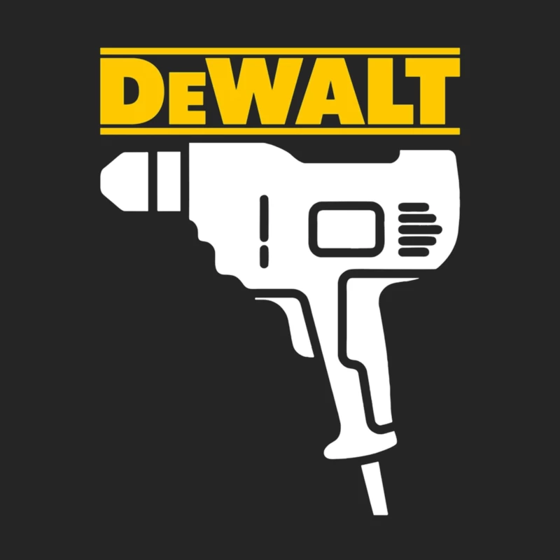 DeWalt Power Tool Drill Silhouette Design Female Pullover Sweatshirt