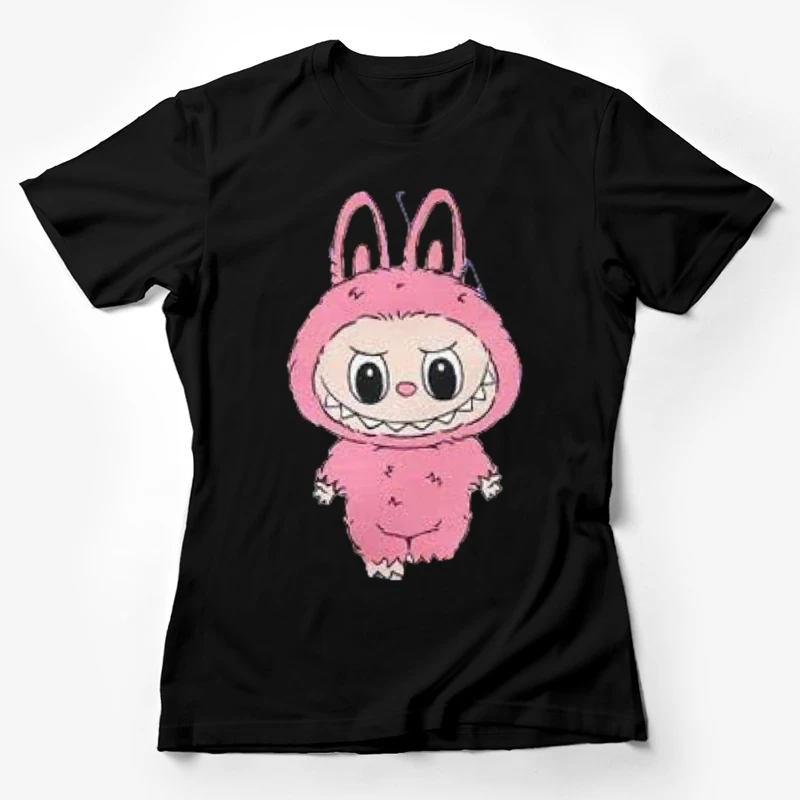 Niedliches rosa Monsterkostüm Damen T-Shirt