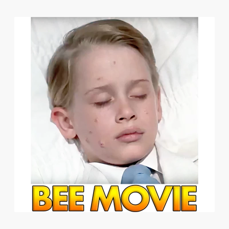 Bee Movie Nihilist Parody Design Throw Pillow