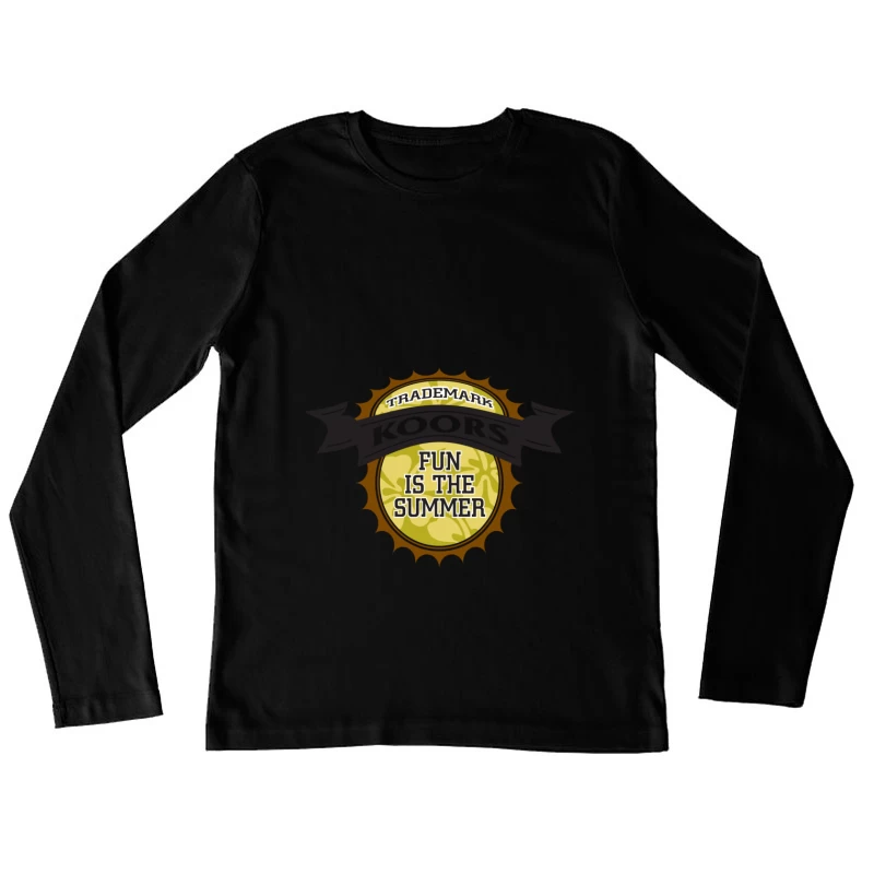 Été amusant avec design KOORS Femme Manches Longues T-Shirt