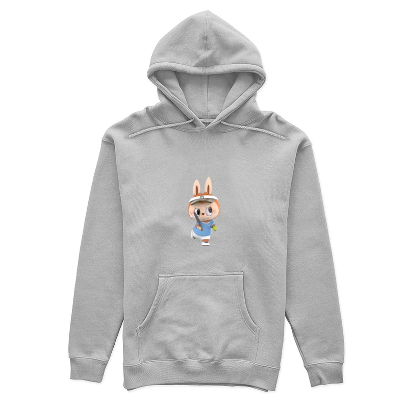 Niedliches Häschen im Tennisoutfit Damen Pullover Hoodie