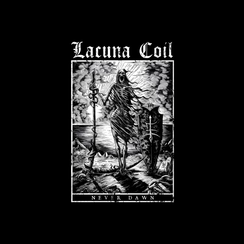 Lacuna Coil Never Dawn Throw Pillow