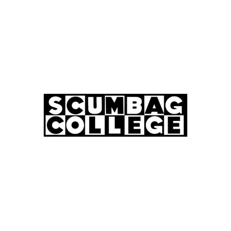 Scumbag College Throw Pillow