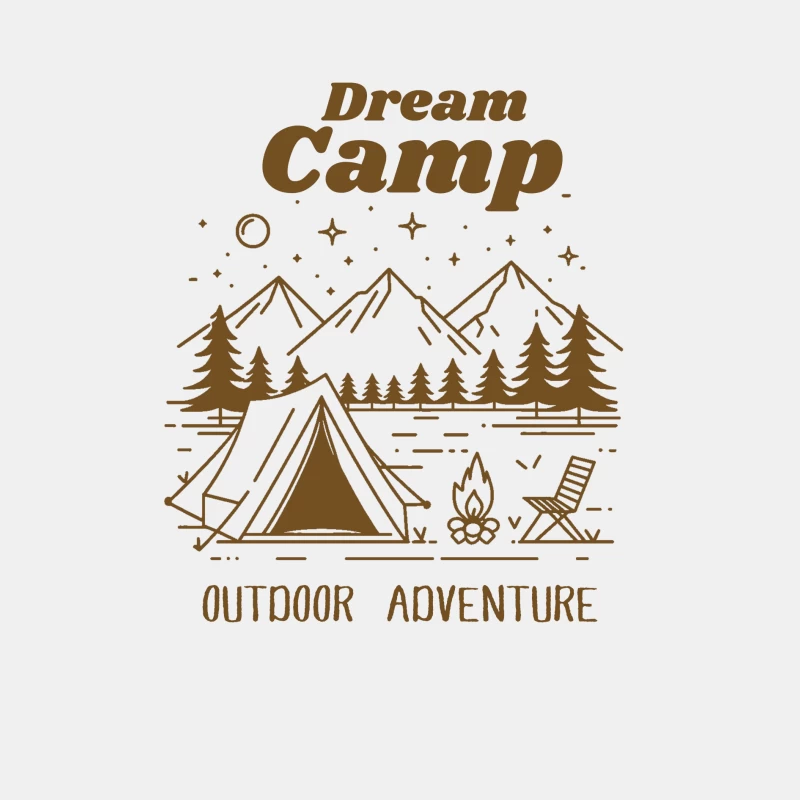 Dream Camp: Outdoor Adventure Under the Stars Male Tank Top