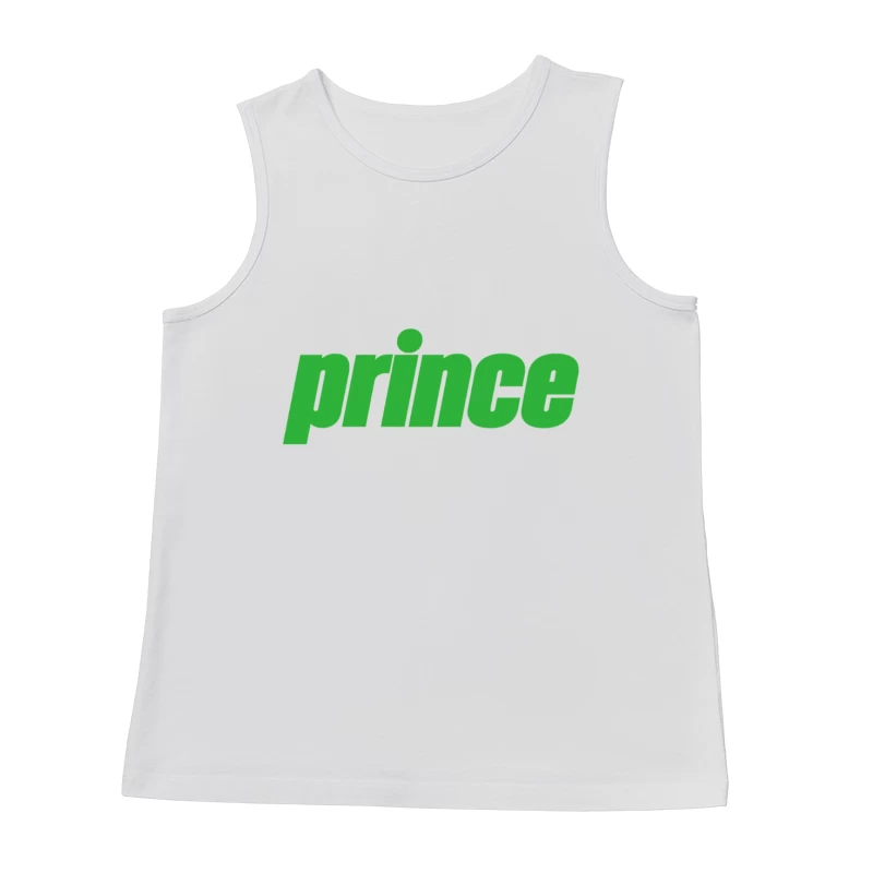 Prince Sports Brand Green Logo Male Tank Top