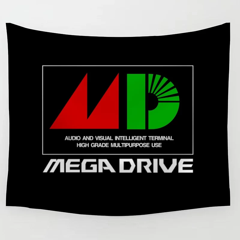 Mega Drive MDJP Logo Tapestry