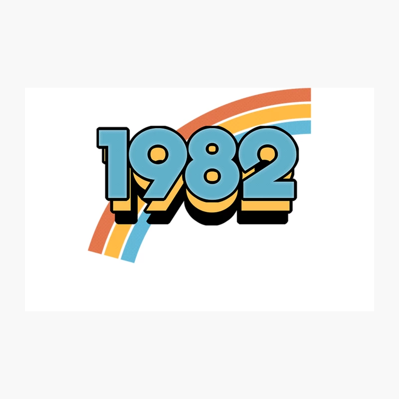 1982 Retro Birthday Design Travel Mug