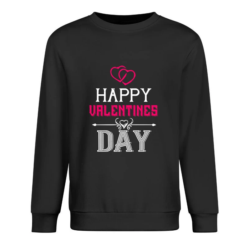 Carte de Saint-Valentin avec coeurs Homme Sweat-shirt à enfiler