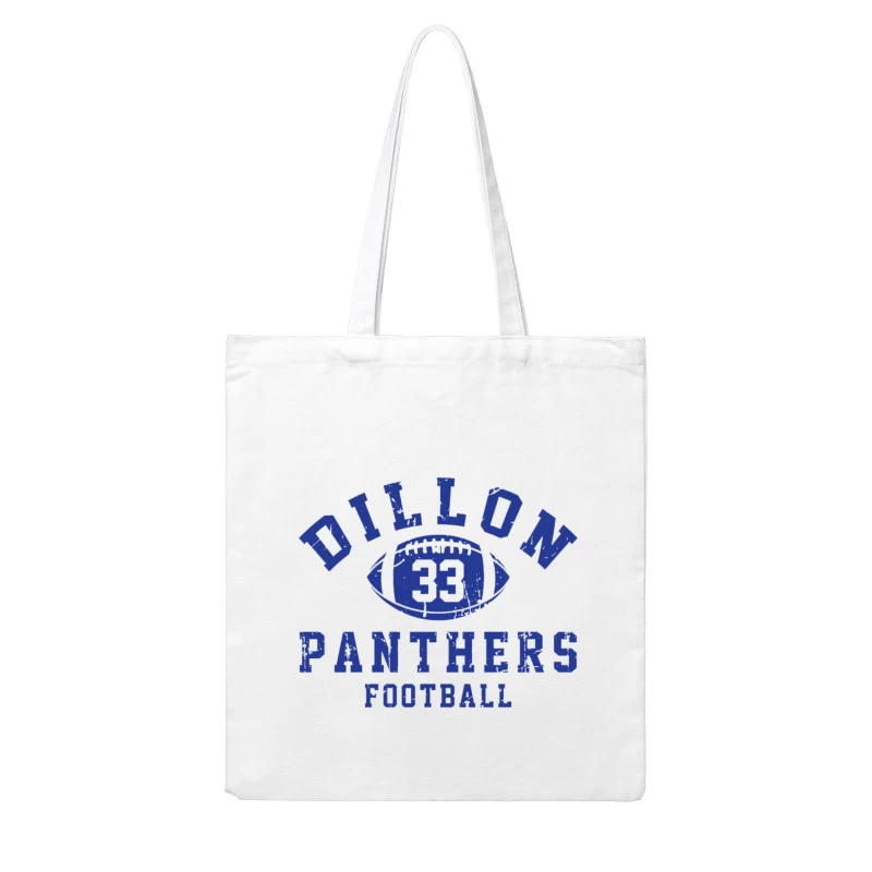 Dillon High Panthers Football 2006 2 Cotton Tote Bag