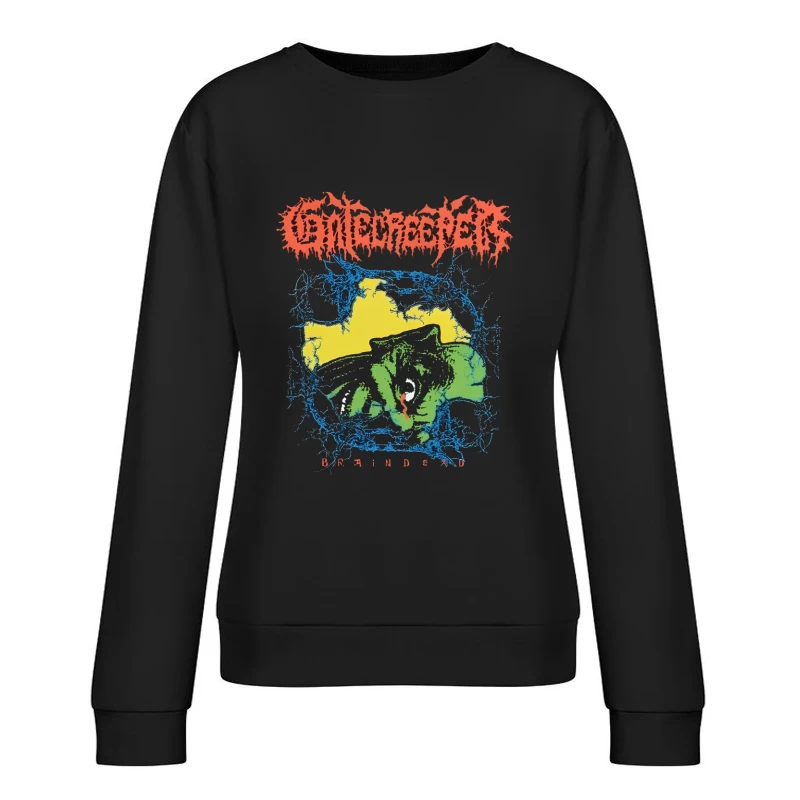 Gatecreeper Brain Dead Female Pullover Sweatshirt