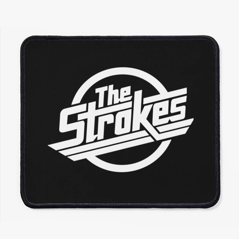 The Strokes Band Logo Outline Mouse Pad