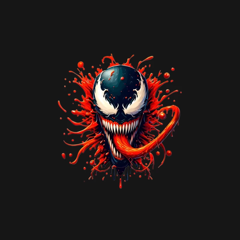 Venom Artwork Female Long Sleeve T-Shirt
