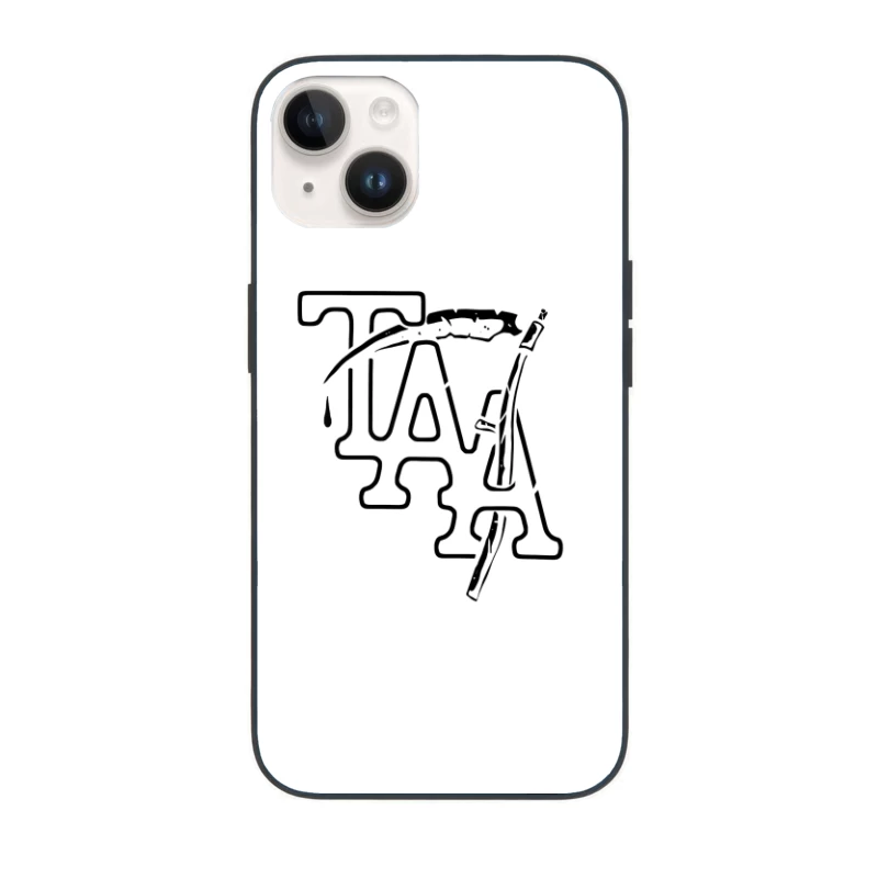 The Amity Affliction Black Logo iPhone Case