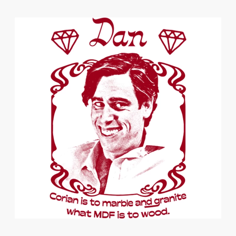 Dan  Alan Partridge Quote Design Throw Pillow