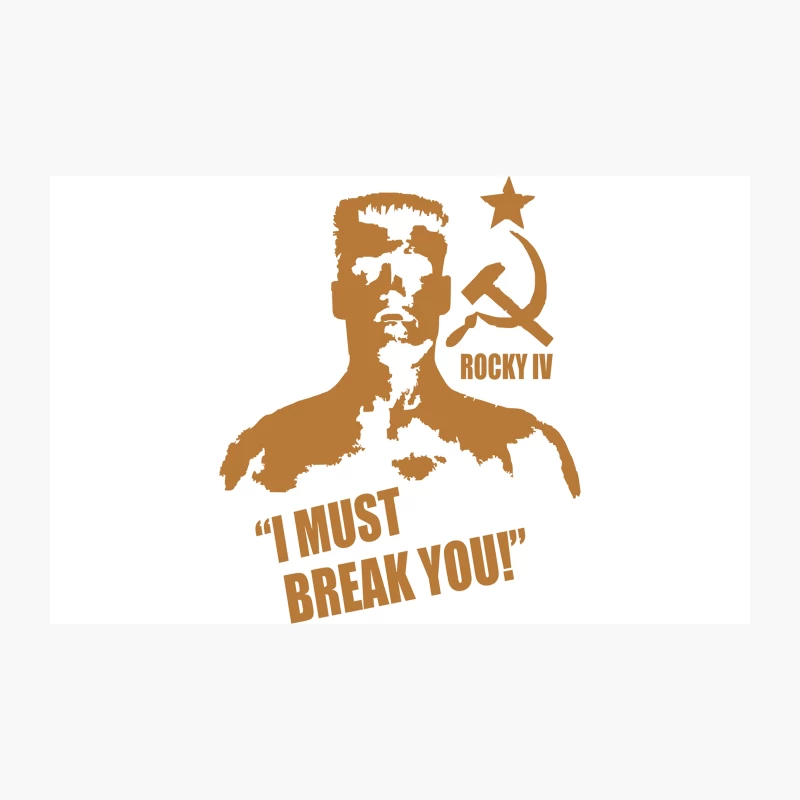 New Rocky Balboa Drago I Must Break You Movie Travel Mug
