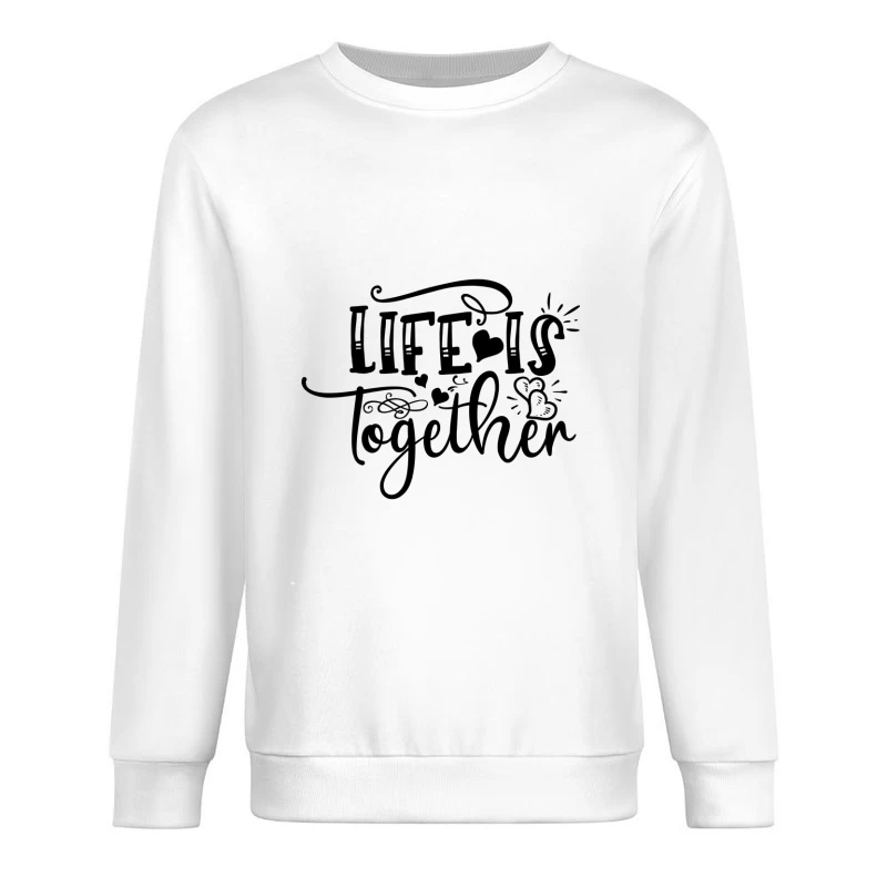 Signe de paix avec fleurs et soleil Homme Sweat-shirt à enfiler