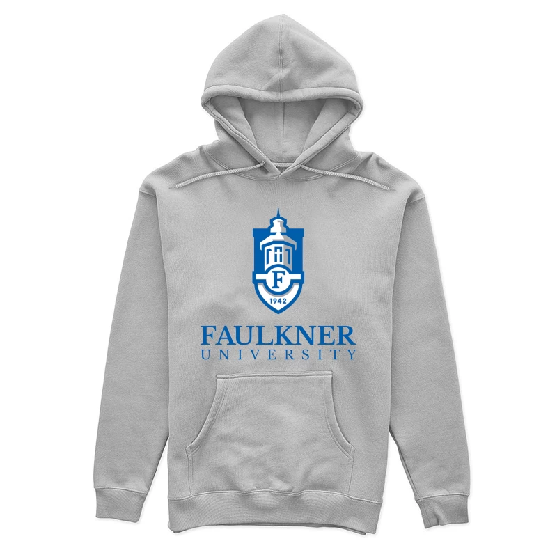 Faulkner University Logo - Educational Shield with Church Spire Design from 1942 Female Pullover Hoodie