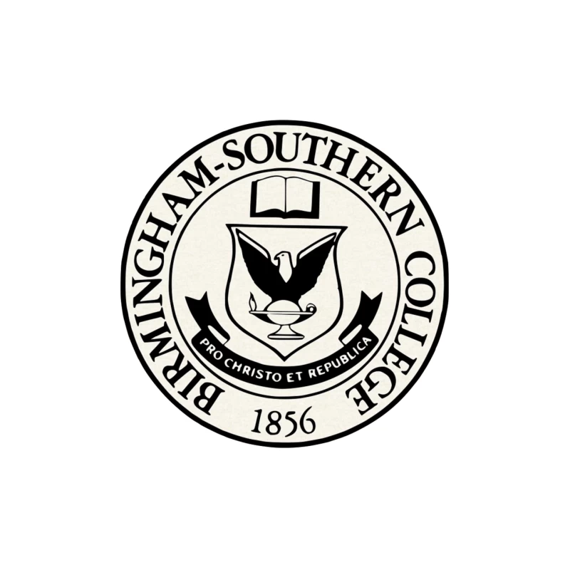 Official Seal of Birmingham-Southern College Founded 1856 Mouse Pad