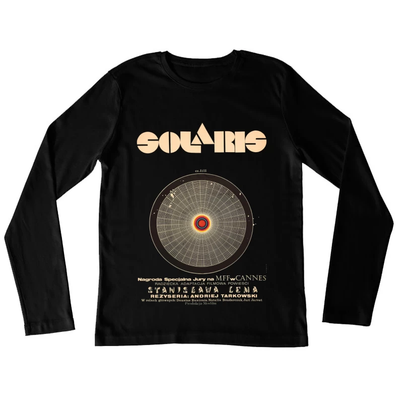 Solaris Vintage Tarkovsky Soviet Female Long Sleeve T-Shirt
