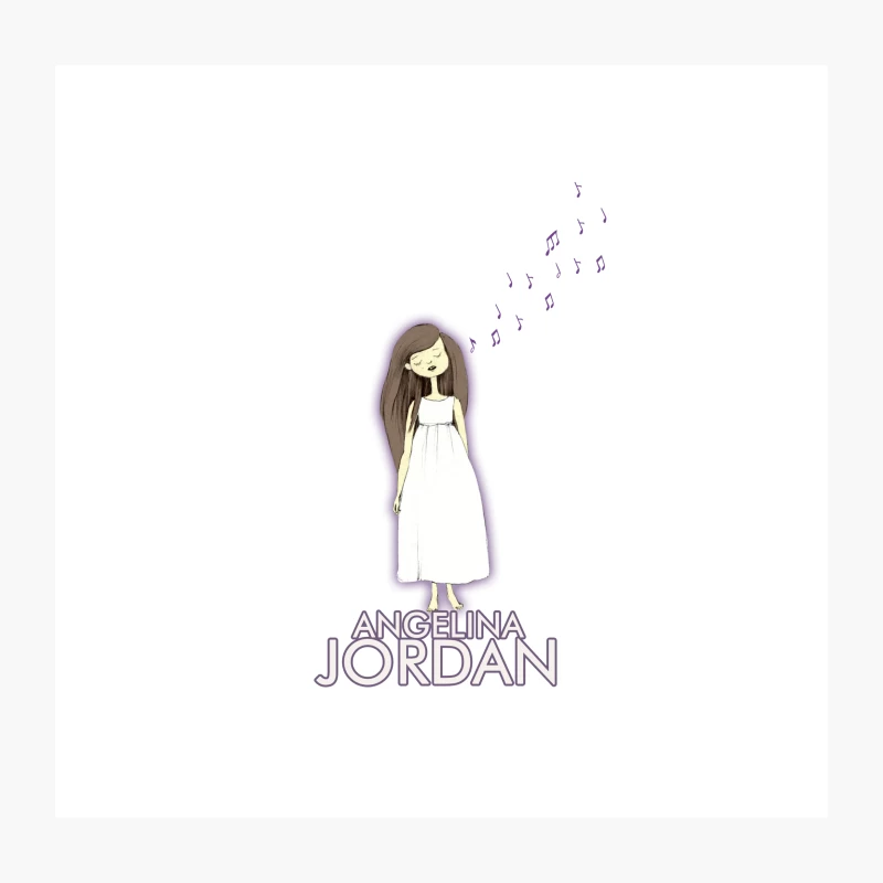 3 ANGELINA JORDAN - IT'S MAGIC Throw Pillow