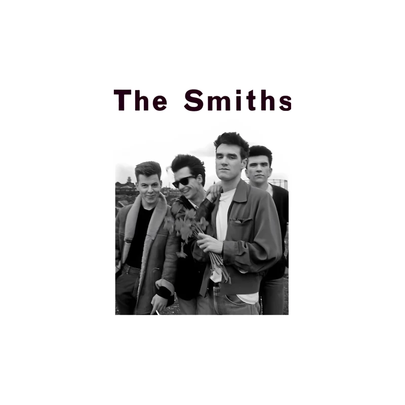 The Smiths: Iconic 1980s British Indie Rock Band Portrait Tapestry