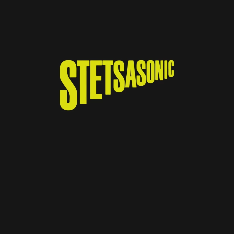 Yellow Stetsasonic Typography Logo Desk Mat