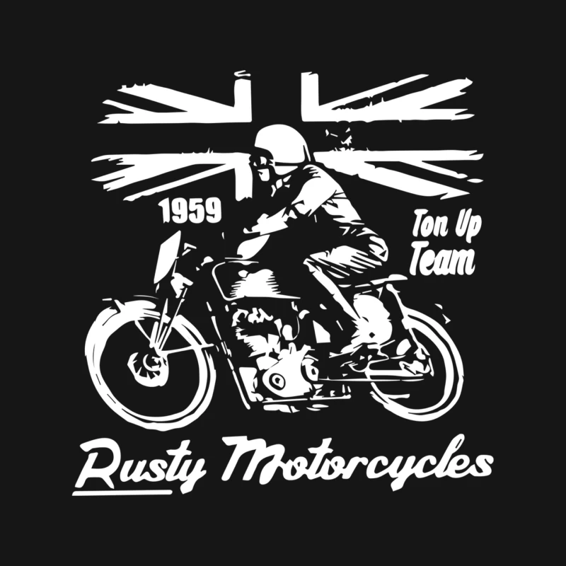 Rusty Motorcycles Mouse Pad