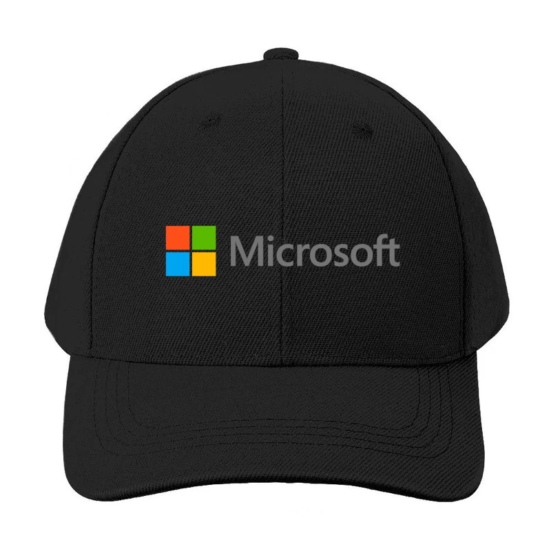 Microsoft Corporation Official Logo Design Baseball Cap